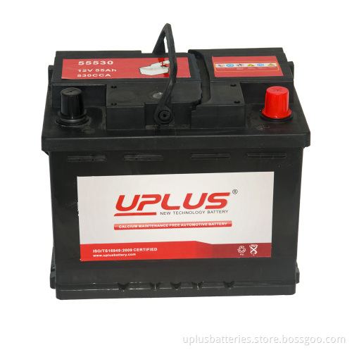 55530 Hot Export Maintenance Free Battery 12V 55ah Mf Battery